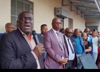 Community Stands United During MEC Fundile Gade’s Visit to David Mama Secondary School