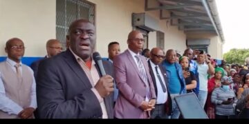 Community Stands United During MEC Fundile Gade’s Visit to David Mama Secondary School